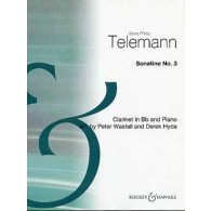 Telemann G.p. Sonatine N°3 Clarinette