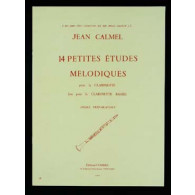 Calmel J. 14 Petites Etudes Melodiques Clarinette