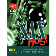 Sax Plus Vol 2 Pop Songs Saxo Alto OU Tenor