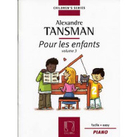 Tansman A. Pour Les Enfants Vol 3 Piano