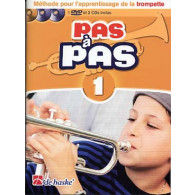 Kastelein J. Pas A Pas Vol 1 Trompette + CD et Dvd