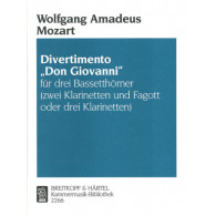 Mozart W.a. Divertimento Don Juan Clarinettes