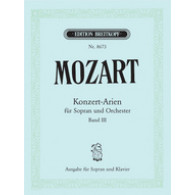 Mozart W.a. KONZERT-ARIEN Vol 3 Soprano