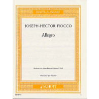 Fiocco J.h. Allegro Violon