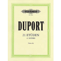 Duport J.l. 21 Etudes Violoncelle