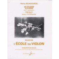 Schradieck H. 25 Etudes Opus 1 Vol 1 Violon