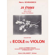 Schradieck H. 25 Etudes Opus 1 Vol 2 Violon