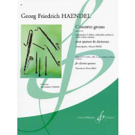 Haendel G.h. Concerto Grosso 4 Clarinettes