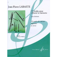 Labaste J.p. 55 Etudes Pour Debuter la Clarinette