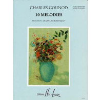 Gounod C. 10 Melodies Voix Moyennes