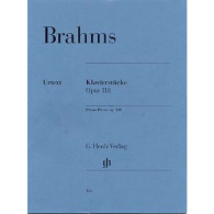 Brahms J. Klavierstucke OP 118 Piano