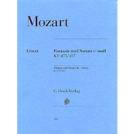 Mozart W.a. Fantaisie Sonate DO Mineur Piano