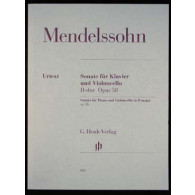 Mendelssohn F. Sonate OP 58 Violoncelle Piano
