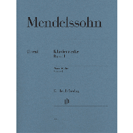 Mendelssohn F. Oeuvres Pour le Piano Vol 1
