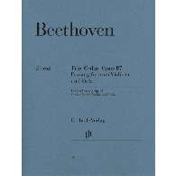 Beethoven L.v. Trio OP 87 2 Violons et Alto