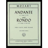 Mozart W.a. Andante K315 et Rondo K.anh 184 Flute