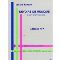 Mayeur E. Devoirs de Musique Cahier 7