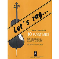 Joplin S./heger U. 10 Ragtimes Violoncelle