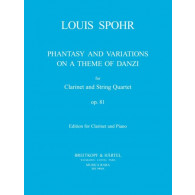 Spohr L. Fantaisie et Variation Sur UN Theme de Danzi  OP 81 Clarinette
