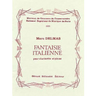 Delmas M. Fantaisie Italienne OP 110 Clarinette Sib