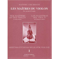 Crickboom M. Les Maitres DU Violon Vol 1
