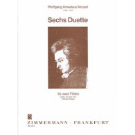 Mozart W.a. Sechs Duette Vol 1 2 Flutes