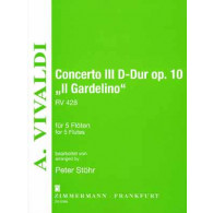 Vivaldi A. Concerto IL Gardelino OP 10 5 Flutes