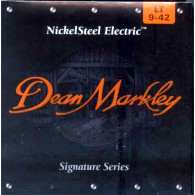 Pack de 12 Jeux de Cordes Dean Markley Nickelsteel Electric LT 9-42