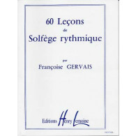 Gervais F.60 Lecons de Solfege Rythmique