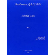 Galuppi B. Sonate en RE Piano