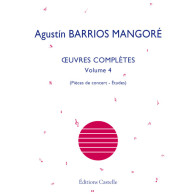 Barrios Mangore A. Oeuvres Completes Vol 4 Guitare