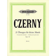 Czerny K. 25 Etudes Pour Les Petites Mains OP 748 Piano