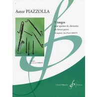 Piazzolla A. 9 Tangos Quatuor Clarinettes
