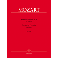 Mozart W.a. Concert Rondo la Majeur K 386 Piano