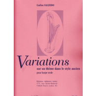 Salzedo C. Variation Sur UN Theme Dans le Style Ancien Harpe