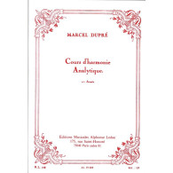 Dupre M. Cours D'harmonie Analytique 1RE Annee