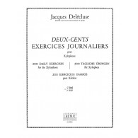 Delecluse J. 200 Exercices Journaliers Vol 2 Xylophone
