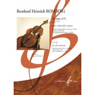 Romberg B.h. Sonate N°1 OP 43 Violoncelle