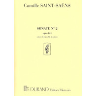 SAINT-SAENS C. Sonate N°2 OP 123 Violoncelle