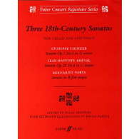 Three 18TH Century Sonatas Violoncelle