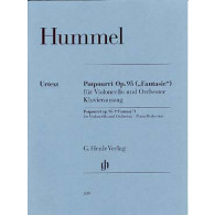 Hummel J.n. Potpourri OP 95 Violoncelle