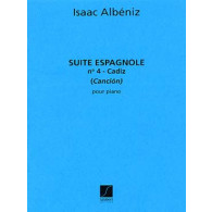 Albeniz I. Suite Espagnole Opus 47 N°4: Cadiz Piano