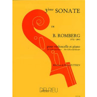 Romberg B. Sonate OP 43 N°3 Violoncelle