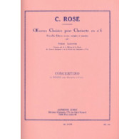 Weber C.m. Concertino OP 26 Clarinette