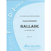 Bocquelet F. Ballade Violoncelle