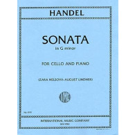 Haendel G.f. Sonate Sol Mineur Violoncelle