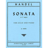 Haendel G.f. Sonate DO Majeur Violoncelle