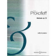 Prokofiev S. Ballade OP 15 Violoncelle