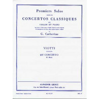 Viotti G.b. 1ER Solo DU 20ME Concerto Violon