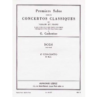 Rode P. 1ER Solo DU 1ER Concerto Violon